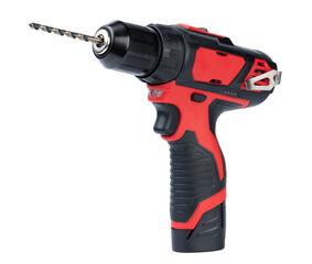 Electrical drill with battery power