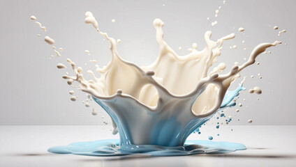 Milk Splash Isolated