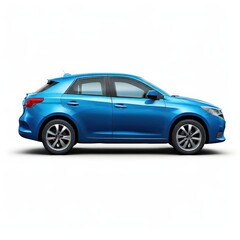 the AI Image Generator, GT Sport blue compact car,