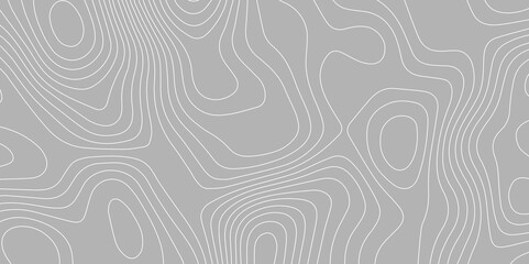 Topographic contour map abstract tech motion graphic design.  colorful topographic map background concept. Panorama view gradient multicolor wave curve lines banner background design.