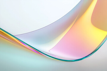 Obraz premium Abstract rainbow background design, 3d rendering