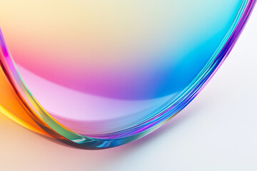 Abstract rainbow background design, 3d rendering