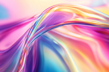 Abstract rainbow background design, 3d rendering