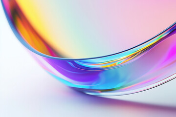 Abstract rainbow background design, 3d rendering