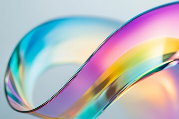 Naklejka premium Abstract rainbow background design, 3d rendering