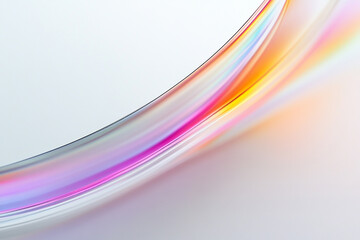 Abstract rainbow background design, 3d rendering