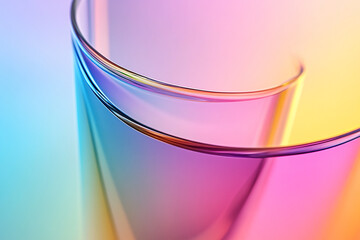 Abstract rainbow background design, 3d rendering