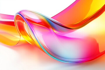 Obraz premium Abstract rainbow background design, 3d rendering