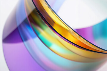 Abstract rainbow background design, 3d rendering
