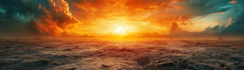 Global warming crisis. Climate change is happening.
