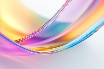 Fototapeta premium Abstract rainbow background design, 3d rendering