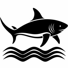 illustration of a shark