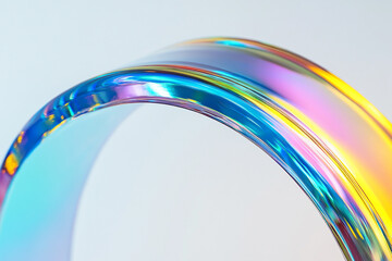 Abstract rainbow background design, 3d rendering