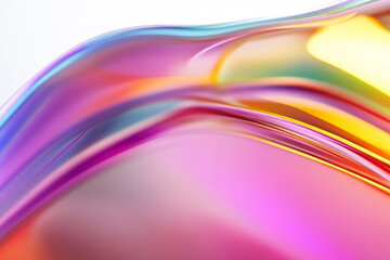 Fototapeta premium Abstract rainbow background design, 3d rendering