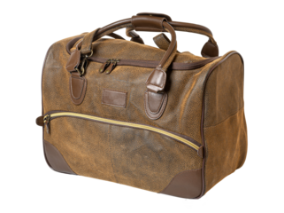 duffel bag travel case leather