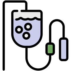 infusion filled line icon