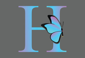 Butterfly with latter