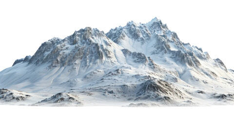 Obraz premium PNG Snowy mountain desktop wallpaper