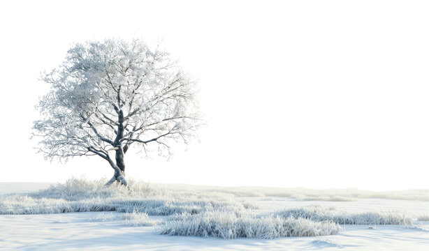 Fototapeta PNG Serene winter landscape wallpaper