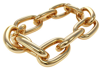Obraz premium PNG Chain chain gold jewelry.