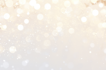 PNG Glittering golden bokeh lights background