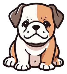 Fototapeta premium PNG Bulldog Dog bulldog animal canine.