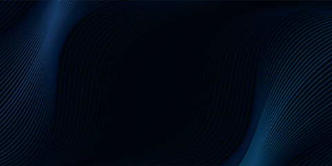 Obraz premium 3D modern wave curve abstract presentation background. Luxury paper cut background