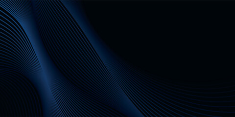 3D modern wave curve abstract presentation background. Luxury paper cut background