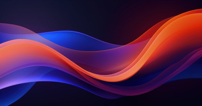 A vibrant abstract wave design with flowing colors, ideal for backgrounds or digital art.