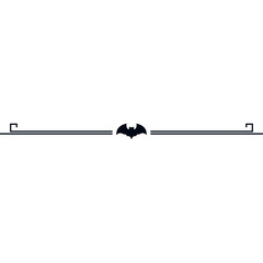 Halloween Bat Divider