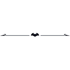 Halloween Bat Divider