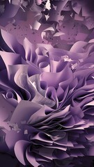 Obraz premium Abstract background with paper sheets in purple tones