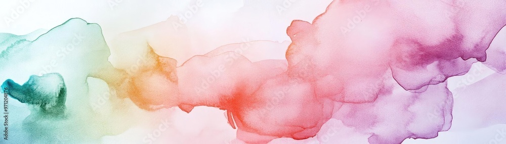 Poster a vibrant abstract background featuring soft, flowing colors that create a tranquil and artistic atm