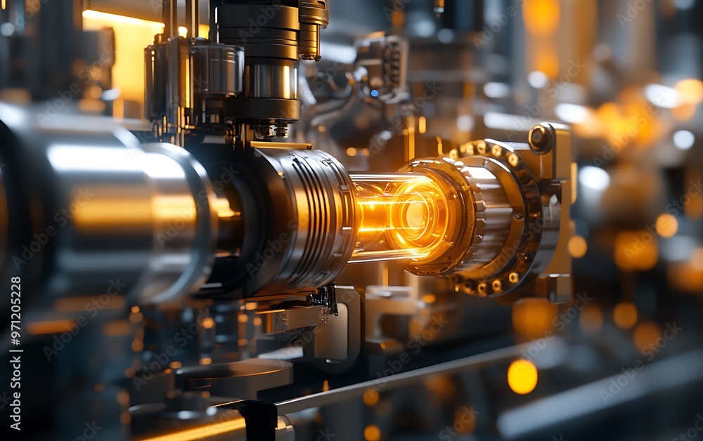 Aufkleber advanced automated systems in a precision factory - high-quality textures and precision movements cl