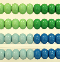 Abacus device calculating tool counting frame for performing arithmetic process 