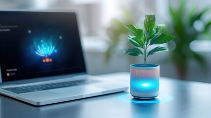 SuperApp AI assistant, voice control, sleek design