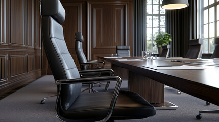 Executive Conference Room with Luxurious Furnishings