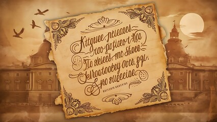 Vintage paper with space for text or image