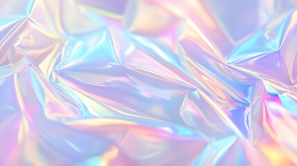 Transparent holographic overlays on a muted background with soft gradients