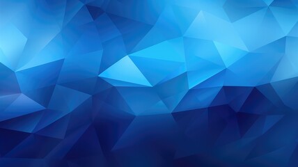 Fototapeta premium A vibrant blue abstract background featuring geometric shapes and gradients, ideal for digital design and presentations.