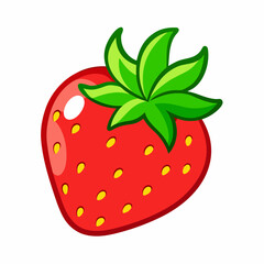 Red strawberry stock illustration