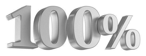 100 Percent .  Silver Number Promotion