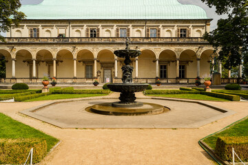 Queen Anne's belvedere , fountain and gardens 