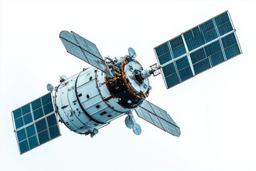 satellite isolated on white background