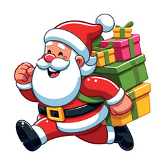 cute illustration of santa claus