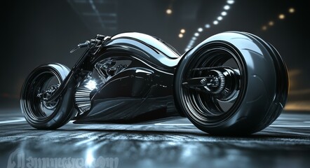 Futuristic Motorcycle Concept Art | Science Fiction Design