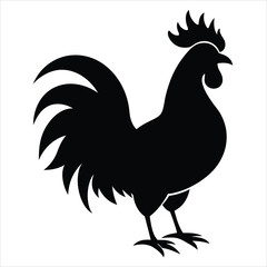 Rooster icons vector illustration.