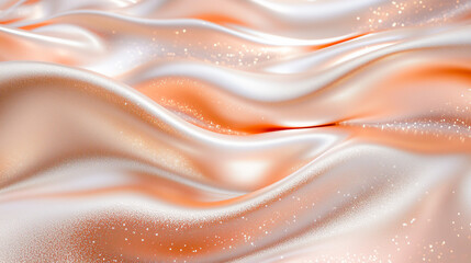 Obraz premium abstract silver liquid metalic rose gold background .