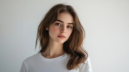 Obraz premium The Elegant Young Woman