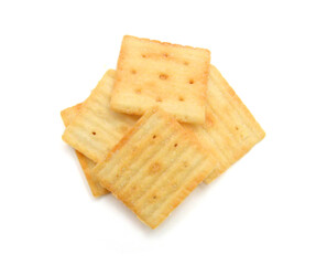 Cracker isolated on white background